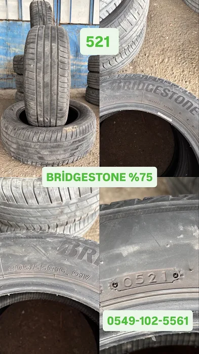 205/55R16 91V BRİDGESTONE (Y21) 2 ADET