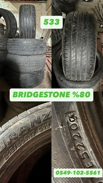 215/50R17 91V BRIDGESTONE (Y20) 4 ADET