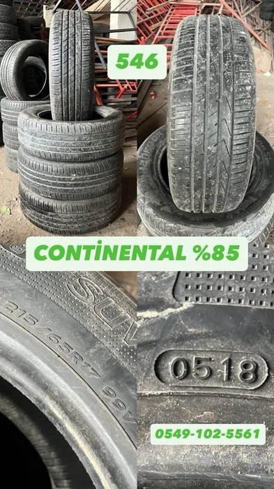 215/65R17 99V CONTİNENTAL (Y18) 4 ADET