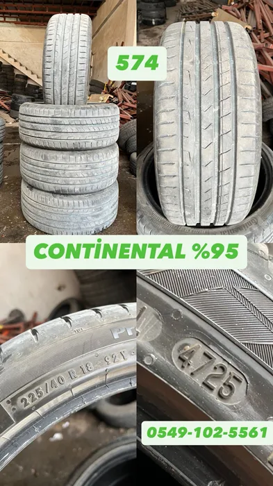 225/40R18 92Y CONTİNENTAL (Y25) 4 ADET