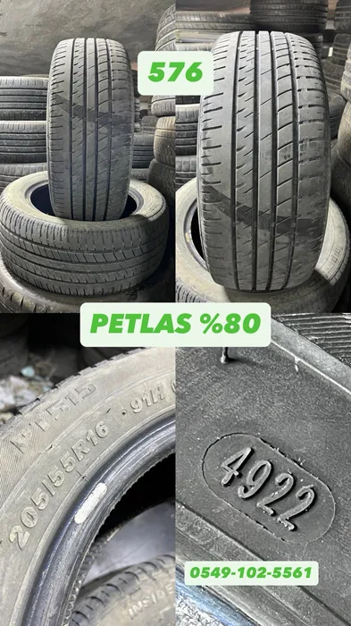 205/55R16 91H PETLAS (Y22) 2 ADET