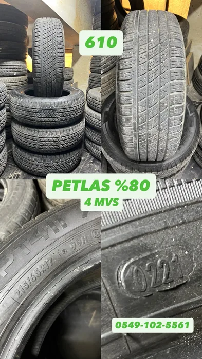 215/65R17 99H PETLAS (M21) 4 ADET