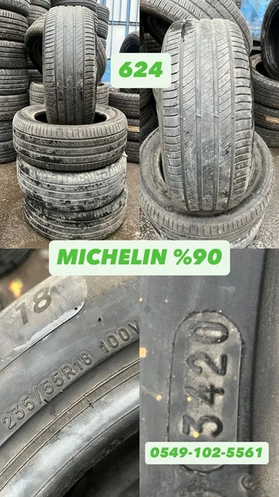 235/55R18 100V MICHELIN (Y20) 4 ADET