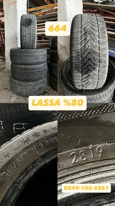 215/55R16 93H LASSA (K19) 4 ADET