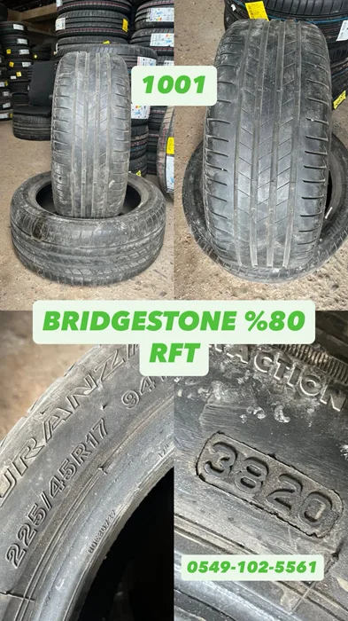 225/45R17 94Y BRIDGESTONE RFT (Y20) 2 ADET