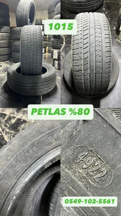 205/55R16 91H PETLAS (Y22) 2 ADET