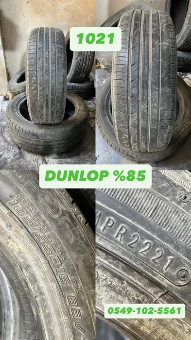 185/55R16 83V DUNLOP (Y21) 2 ADET