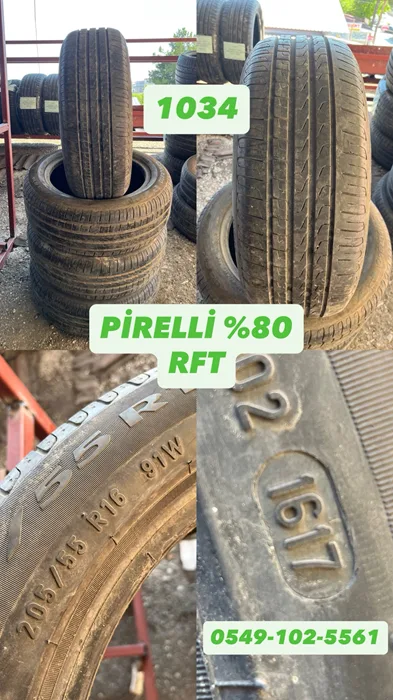 205/55R16 91W PİRELLİ RFT (Y17) 4 ADET