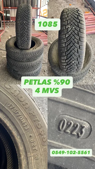 175/70R13 82T PETLAS (M23) 4 ADET