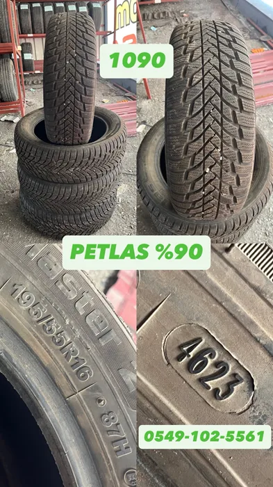 195/55R16 87H PETLAS (K23) 4 ADET