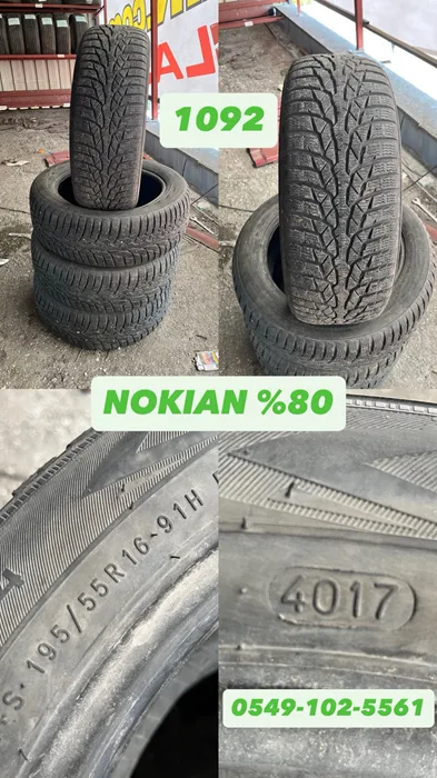 195/55R16 91H NOKIAN (K17) 4 ADET