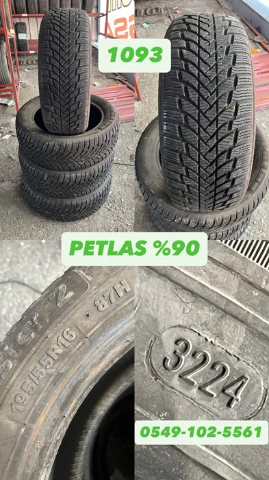 195/55R16 87H PETLAS (K24) 4 ADET