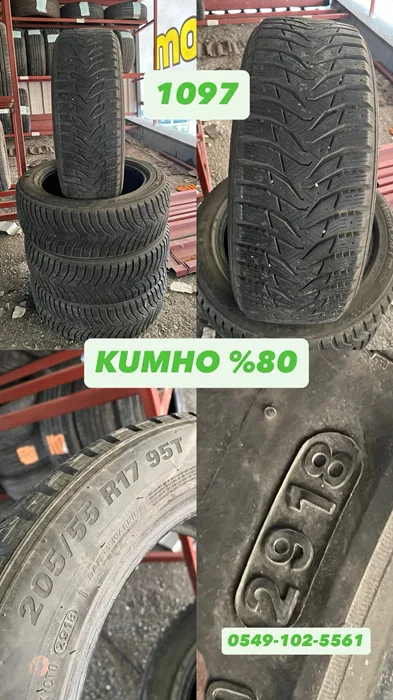 205/55R17 65T KUMHO (K18) 4 ADET