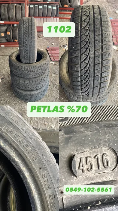 195/55R16 87H PETLAS (K16) 4 ADET