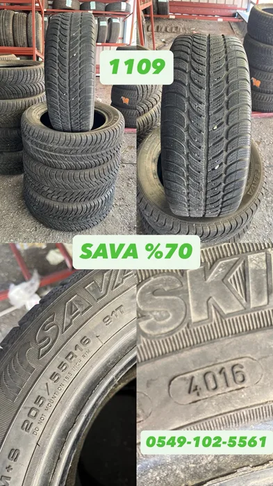 205/55R16 91T SAVA (K16) 4 ADET