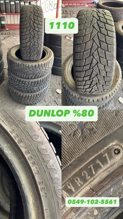 225/50R17 98T DUNLOP (K17) 4 ADET
