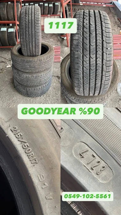 215/50R17 91V GOODYEAR (Y23) 4 ADET