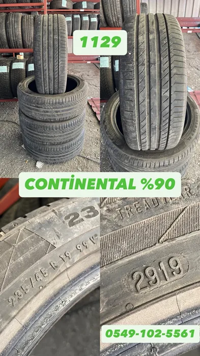 235/45R19 99V CONTİNENTAL (Y19) 4 ADET