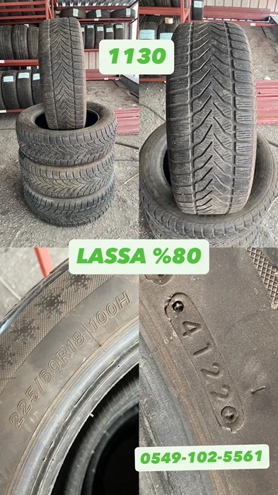 225/60R18 100H LASSA (K22) 4 ADET