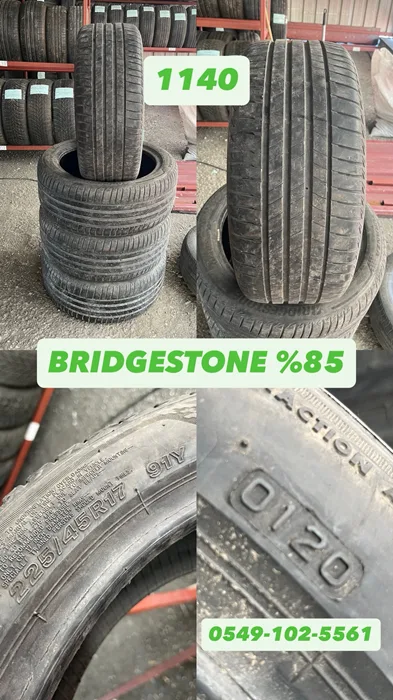 225/45R17 91Y BRIDGESTONE (Y20) 4 ADET