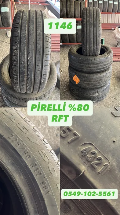 225/50R17 98Y PİRELLİ RFT (Y21) 4 ADET