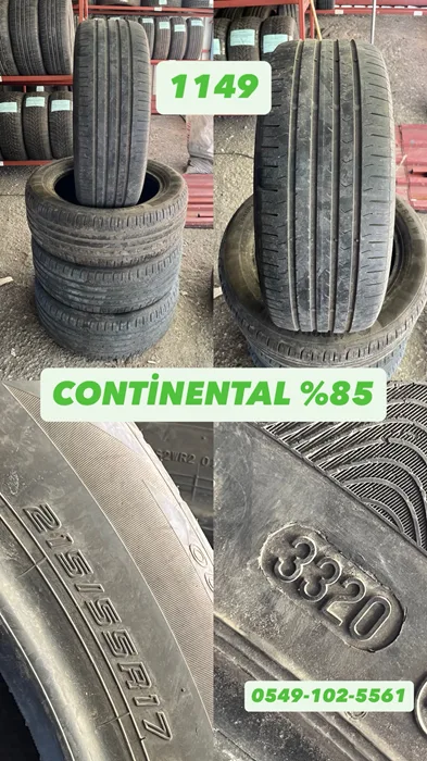 21555R17 CONTİNENTAL (Y20) 4 ADET