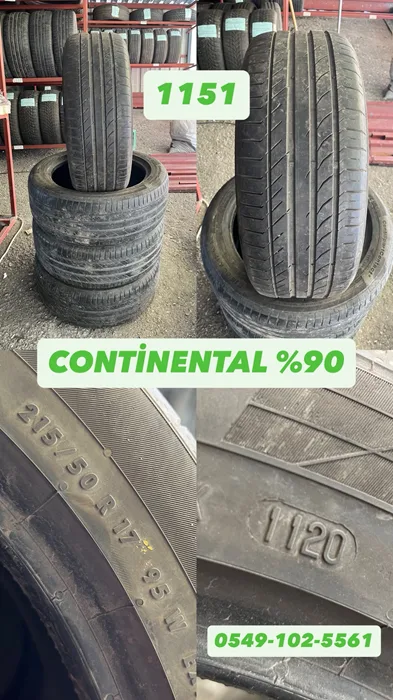 215/50R17 95W CONTİNENTAL (Y20) 4 ADET