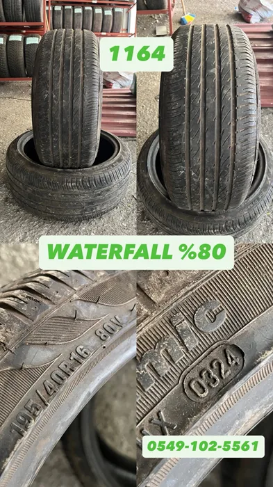195/40R1 80V WATERFALL (Y24) 2 ADET