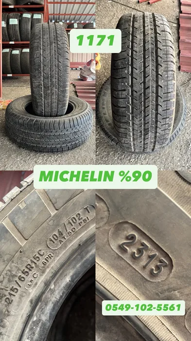 215/65R15C MICHELIN (Y13) 2 ADET