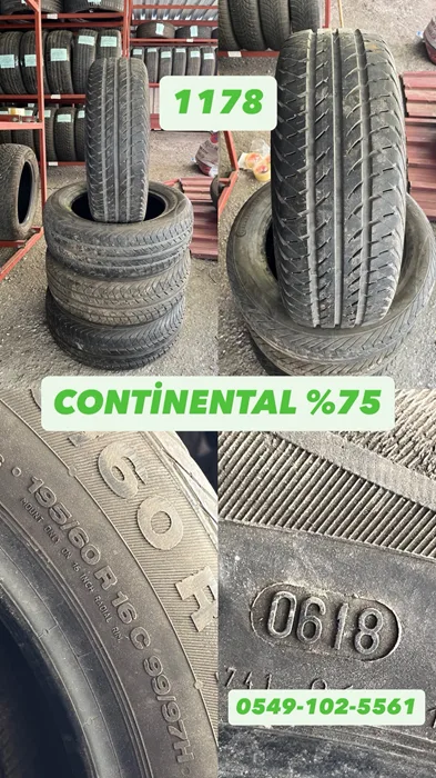 195/60R16C 99/97H CONTİNENTAL (Y18) 4 ADET