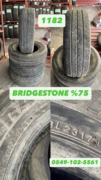 225/75R16C 121/120R BRIDGESTONE (Y17) 4 ADET