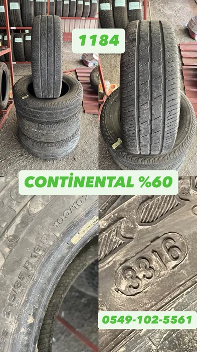 215/65R16C 109/107R CONTİNENTAL (Y16) 4 ADET
