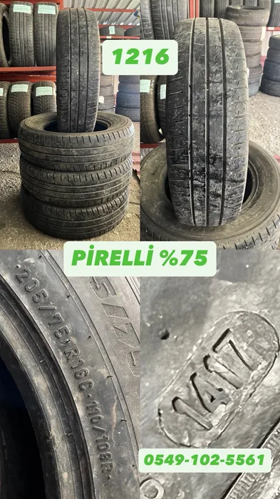 205/75R16C 110/108R PİRELLİ (Y17) 4 ADET
