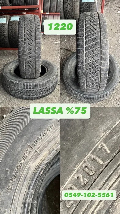 205/70R15C 106/104R LASSA (K17) 2 ADET
