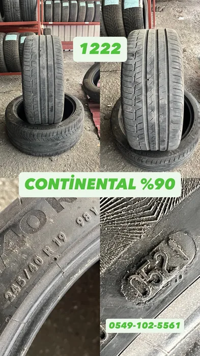 245/40R1 98Y CONTİNENTAL (Y21) 2 ADET