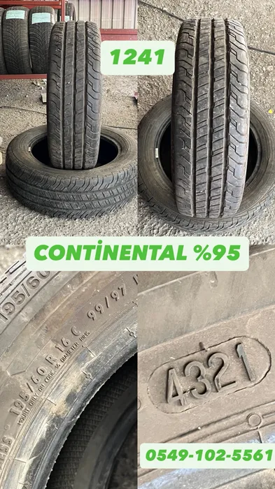 195/60R16C 99/97T CONTİNENTAL (Y21) 2 ADET