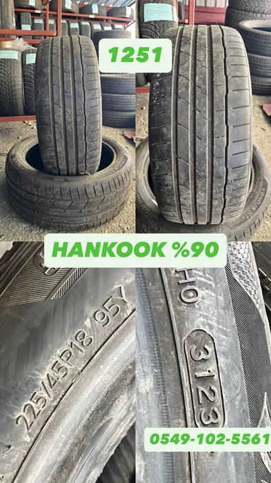 225/45R18 95Y HANKOOK RFT (Y23) 2 ADET