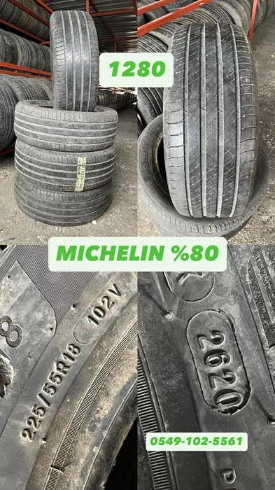 225/55R18 102V MICHELIN (Y20) 4 ADET