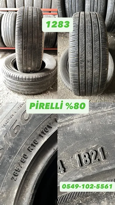 265/60R18 110V PİRELLİ (Y21) 2 ADET