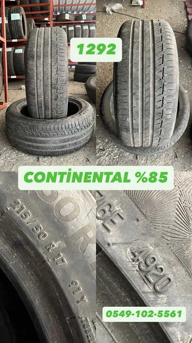 215/50R17 91Y CONTİNENTAL (Y20) 2 ADET