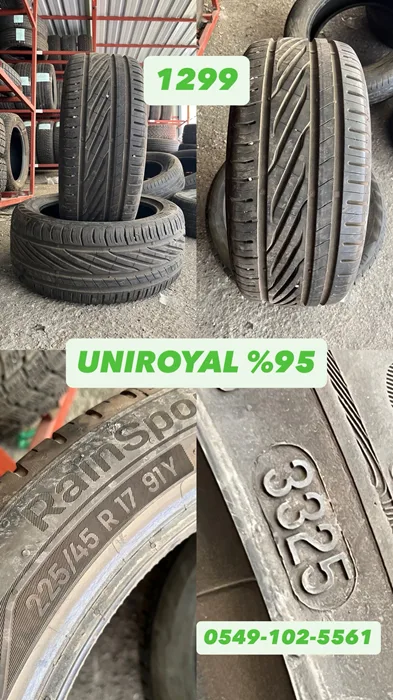 225/45R17 91Y UNIROYAL (Y25) 2 ADET