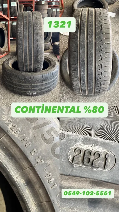 225/50R17 98Y CONTİNENTAL (Y21) 2 ADET