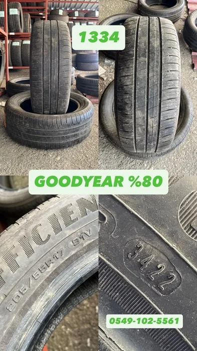 205/55R17 91V GOODYEAR (Y22) 2 ADET