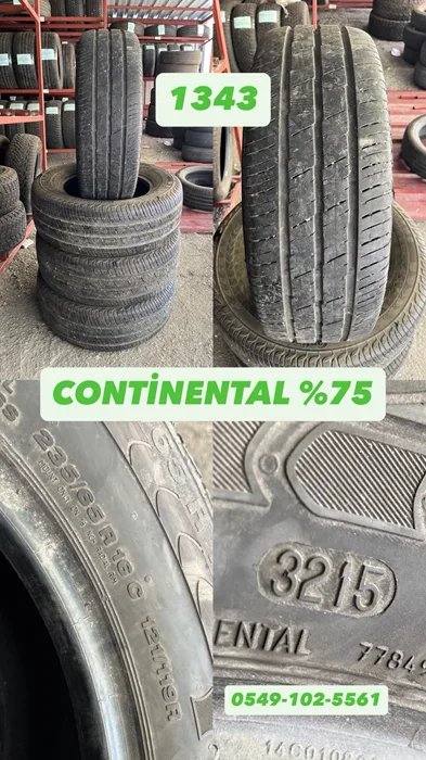 235/65R16C 121/119R CONTİNENTAL (Y15) 4 ADET