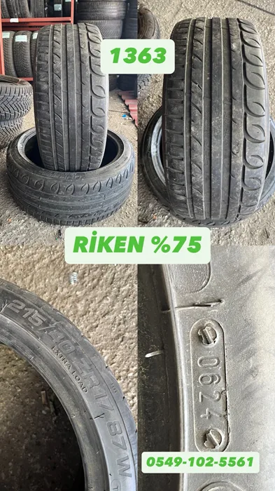 215/40R17 87W RİKEN (Y24) 2 ADET