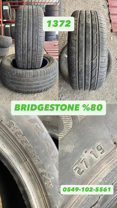 215/55R17 94V BRIDGESTONE (Y19) 2 ADET