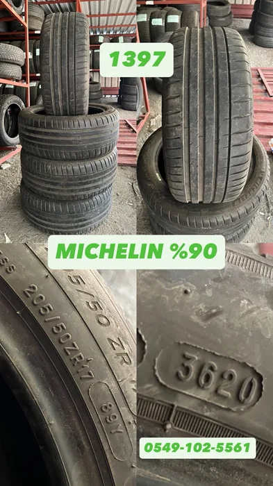 205/50R17 89Y MICHELIN RFT (Y20) 4 ADET