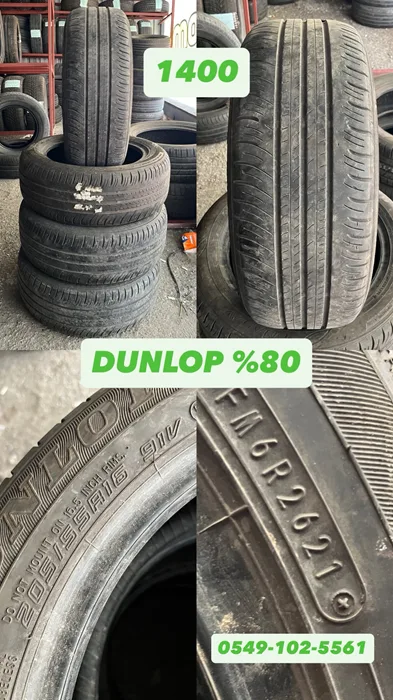 205/55R16 91V DUNLOP (Y21) 4 ADET