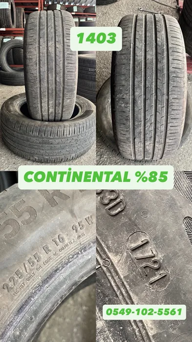 225/55R16 95W CONTİNENTAL (Y21) 2 ADET