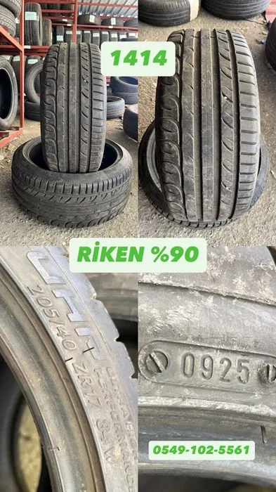 205/40R17 84W RİKEN (Y25) 2 ADET